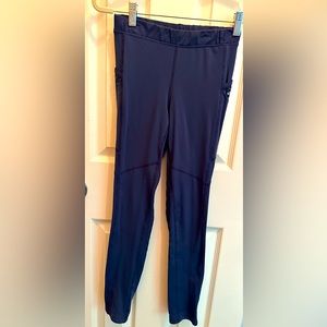 COPY - Kerrits Ice Fil Tights XL 16 18 Ink Navy Riding Breeches Equestrian full…